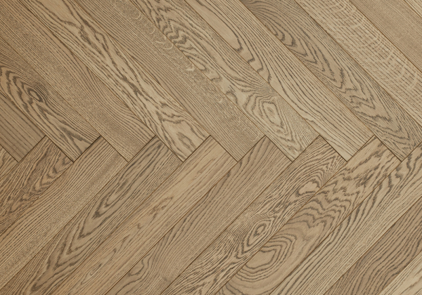 Инженерная доска Karelia Herringbone ДУБ БЕЖ HB