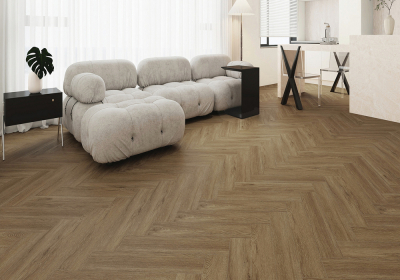Кварц-виниловая SPC плитка Strong Step Идеал 35ID34 Карамель